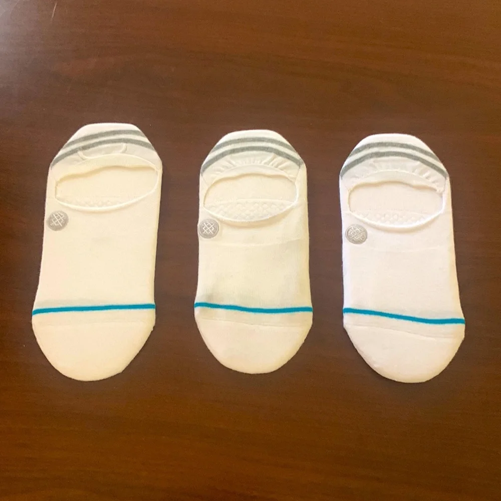 NWOT STANCE Gamut 3-Pack No-Show Liner Socks Size Large